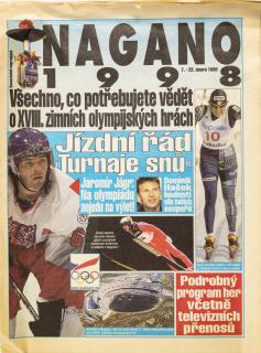 Noviny - příloha, XVIII. Zimní Olympijské hry Nagano, 1998