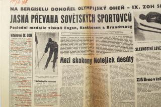 Noviny Rude právo, fragment, 10. II. 1964