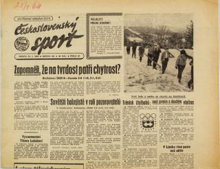Noviny SPORT, 25/1/1964