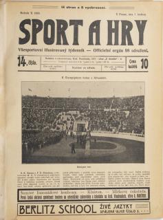 Noviny Sport a Hry, č. 14,  1906