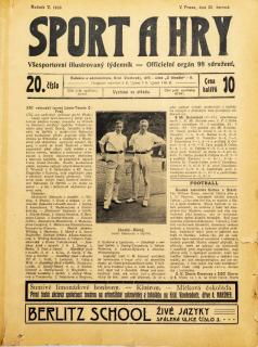 Noviny Sport a Hry, č. 20/1906, Kongers mezinár. football. federace