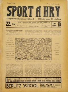 Noviny Sport a Hry, č. 22/1906, Pacovský okruh