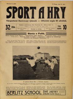 Noviny Sport a Hry, č. 32,  1906