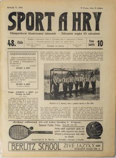 Noviny Sport a Hry, č. 48,  1907