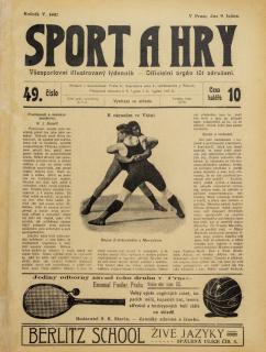Noviny Sport a Hry, č. 49/1906, Frištejnský s Murzukem