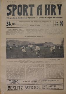 Noviny Sport a Hry, SK Slavia-Hanauer FC, 1906