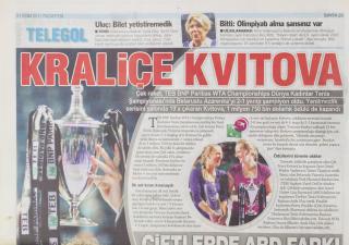 Noviny, Telgol, Sport, 2011, Kralice Kvitová