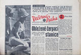 Noviny Večerník Praha, 152/1970