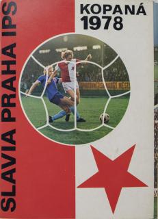 Obal konvolutu pohledů SK Slavia Praha, 1978