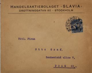 Obálka , Handelsaktiiebolaget Slavia, 1920