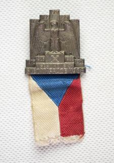 Odznak 10. Všesokolský slet v Praze 1938