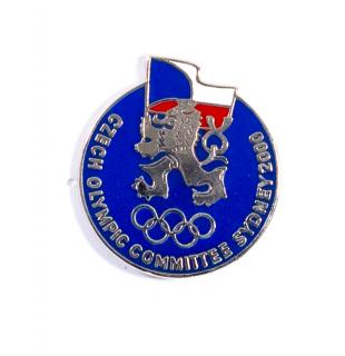 Odznak - Czech Olympic committee Sydney 200, BLU