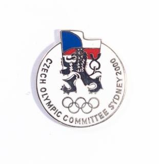 Odznak - Czech Olympic committee Sydney 2000,WHI