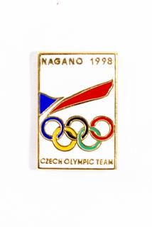 Odznak - Czech Olympic team, 1998