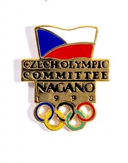 Odznak - Czech Olympic team, Nagano, 1998