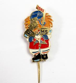 Odznak hokej MS Praha, 1985