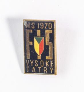 Odznak -  MS 1970? vysoké Tatry, FIS