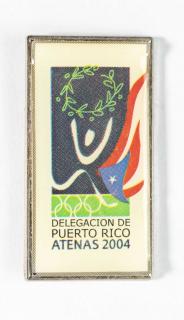 Odznak - Olympic, Atenas 2004, delegacion Puerto Rico
