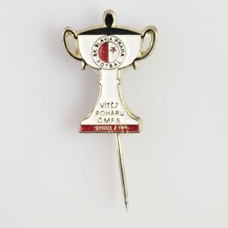 Odznak SK SLAVIA PRAHA, vítěz poháru ČMFS 1998 1999