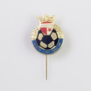 Odznak SLAVIA PRAHA Mistr ligy 1995 1996  BLUE