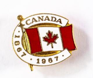 Odznak smalt Canada, 1867-1967