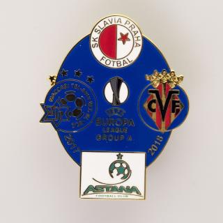 Odznak smalt Europa league 2017 2018 Group A BLUE