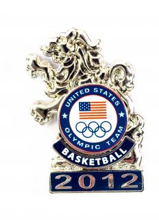 Odznak smalt, Olympic,team, Basketball USA, 2012