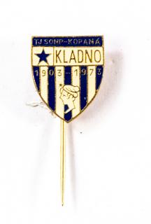 Odznak smalt, TJ SONP Kladno kopaná, 1903-1973