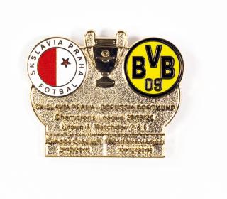 Odznak - UEFA Champions league, Group F 2019/20, Slavia v. Dortmund  GOLD