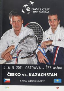 Official Program Davis Cup, CZ v. Kazachstán, 2011
