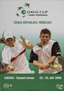 Official Program Davis Cup, CZ v. Německo, 2005