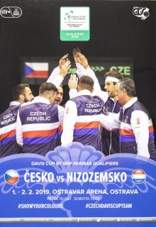 Official Program Davis Cup, CZ v. Nizozemsko, 2019