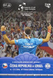Official Program Davis Cup, Czech rep. v. Izrael, 2018