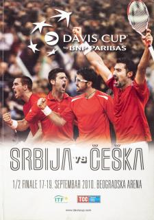 Official Program Davis Cup, Srbija v. Češka, 2010