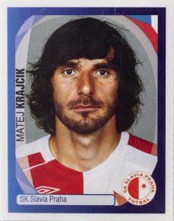 Officialní samolepka Champions league 2007/08, Panini, Slavia M.Krajčík, 525