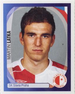 Officialní samolepka Champions league 2007/08, Panini, Slavia M.Latka, 523