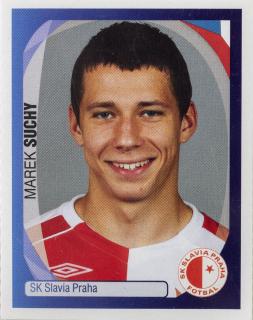 Officialní samolepka Champions league 2007/08, Panini, Slavia M.Suchý, 522