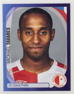 Officialní samolepka Champions league 2007/08, Panini, Slavia M.Tavares, 527