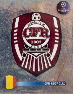 Officialní samolepka Champions league 2008/09, Panini, CFR 1907 CLUJ