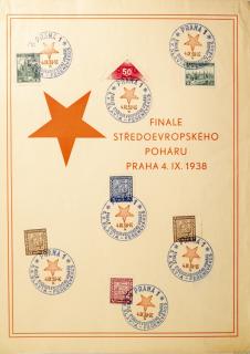Pamětní list Finále středoevropského poháru 4.IX.1938