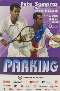 Parkovací karta, Advantage tennis, Pete Sampras v. Radek Štěpánek, Praha 2008