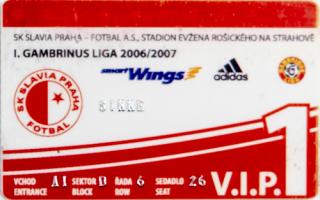 Permice  VIP SK Slavia Praha, 2006/2007