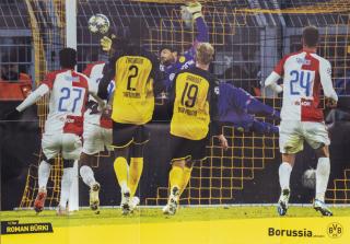Plakát UEFA CHL, Borussia Dortmund v. SK Slavia Praha,  2019/20