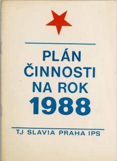 Plán činnosti na rok 1988, TJ Slavia Praha IPS