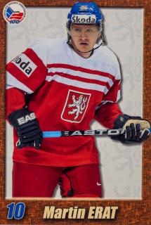 Podpisová karta, Czech hockey association, Martin Erat, 10