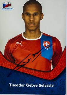 Podpisová karta, Theodor Gebre Selassie, Czech republic, autogram