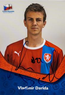 Podpisová karta, Vladimír Darida, Czech republic, autogram