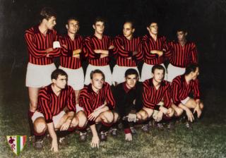 Pohled do Vršovic, F.C. Milan, 1964