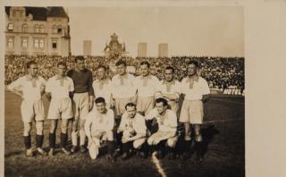 Pohlednice AC Sparta vs. FK Austria, 1936, Sparta pukla