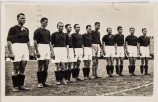 Pohlednice , finále Stř. poháru, AC Sparta Praha, 1936 II